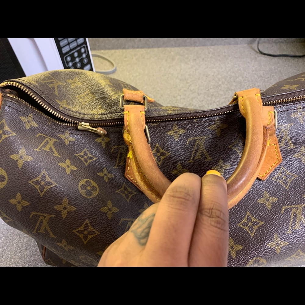 Speedy 40 (M41522) Brown Monogram Canvas Tote